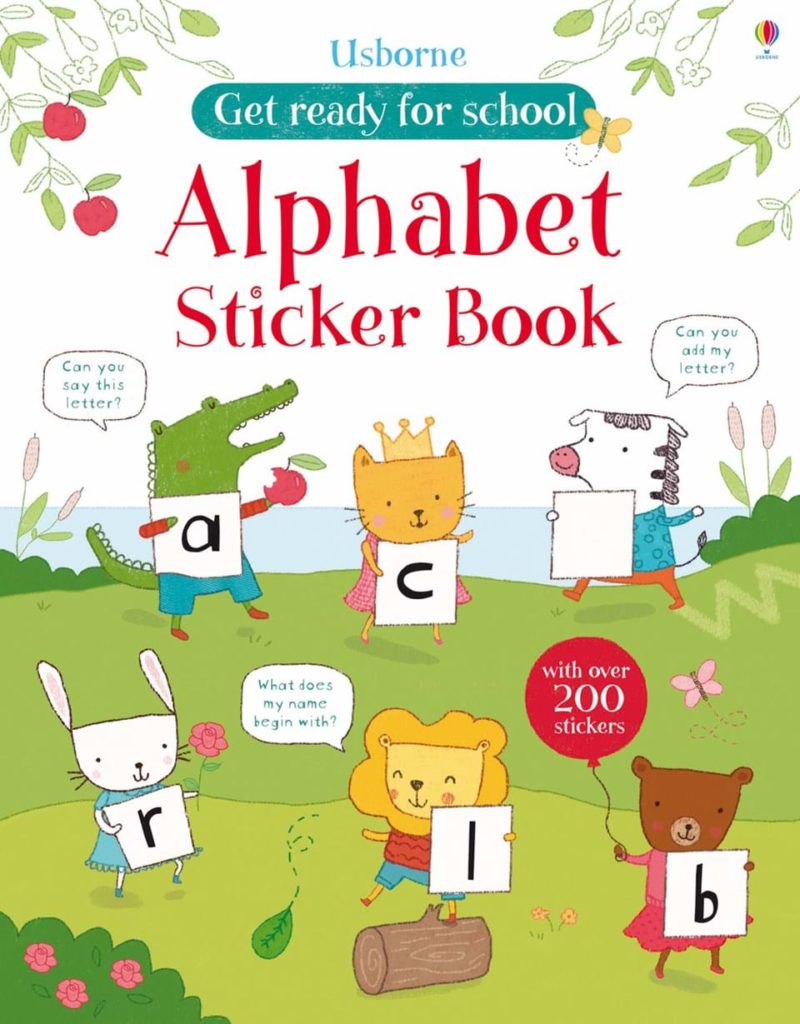 Alphabet Sticker Book Purple Cow Toys