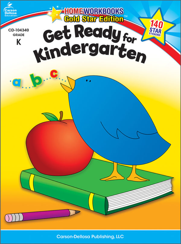 Get Ready For Kindergarten Home Workbook - Gold Star Edition
