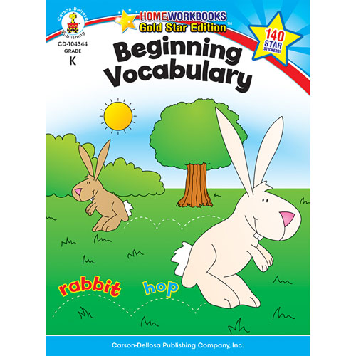 Beginning Vocabulary (K) Home Workbook - Gold Star Edition