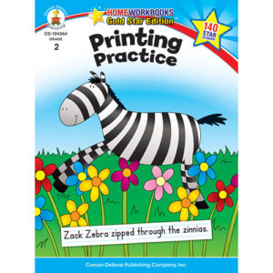 Printing Practice (2) Home Workbook - Gold Star Edition