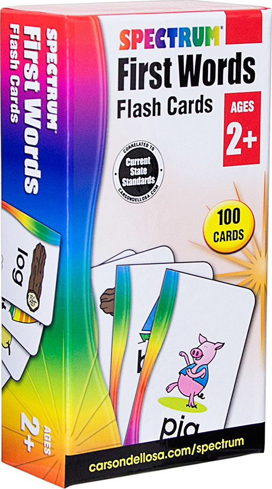 Spectrum First Words Flash Cards (Ages 2+)