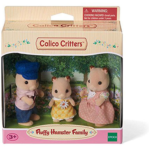 Calico Critters Fluffy Hamster Family Toy