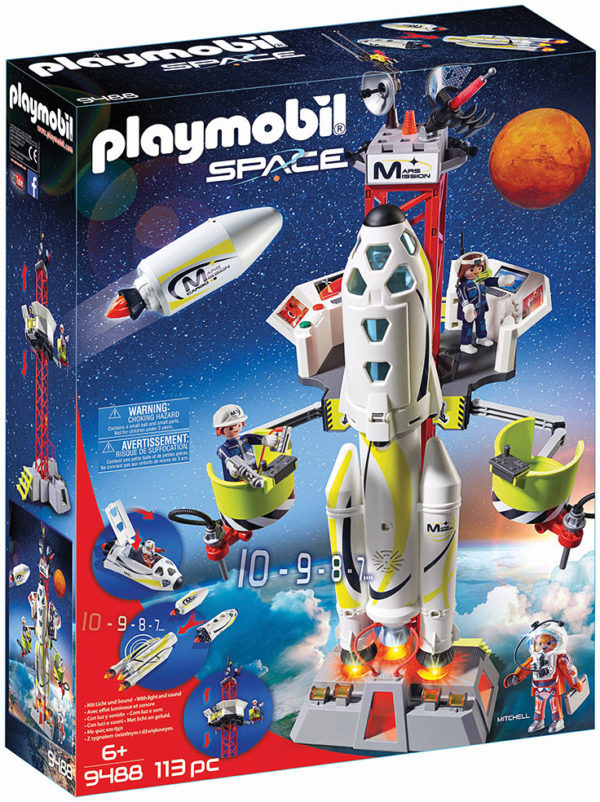 Playmobil Space Mission Rocket with Launch Site