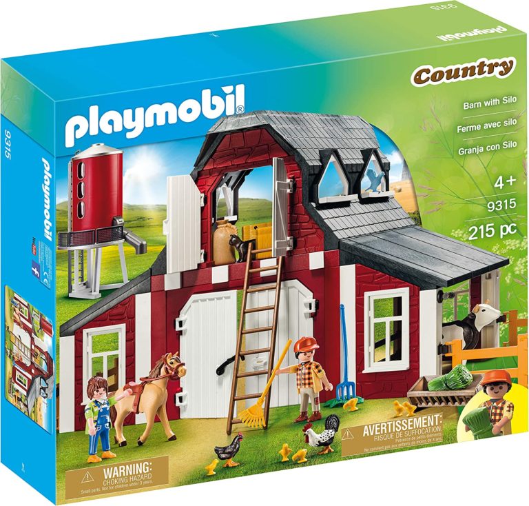 playmobil country barn with silo