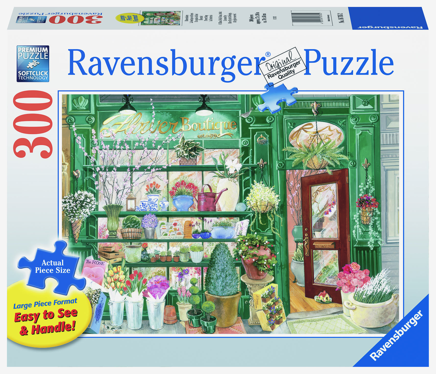 stewardess alleen Huis Flower Shop Ravensburger 300 pc Large Format Puzzle – Purple Cow Toys