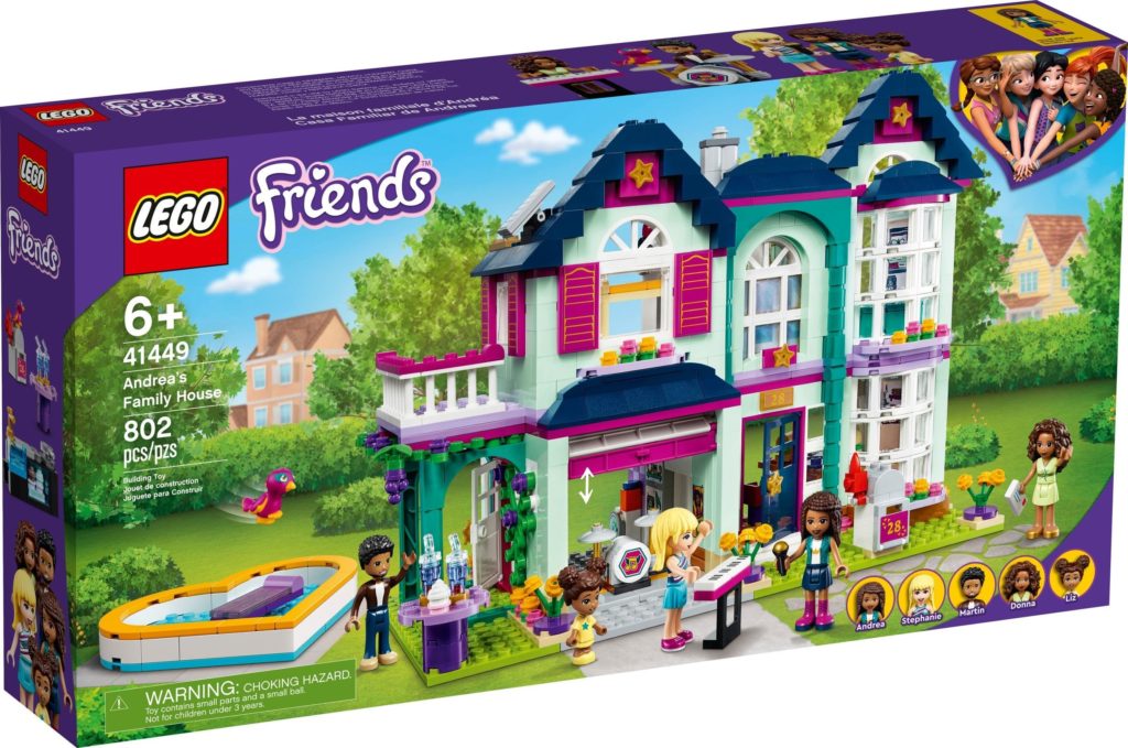 Lego Friends â Andreaâs Family House â Purple Cow Toys