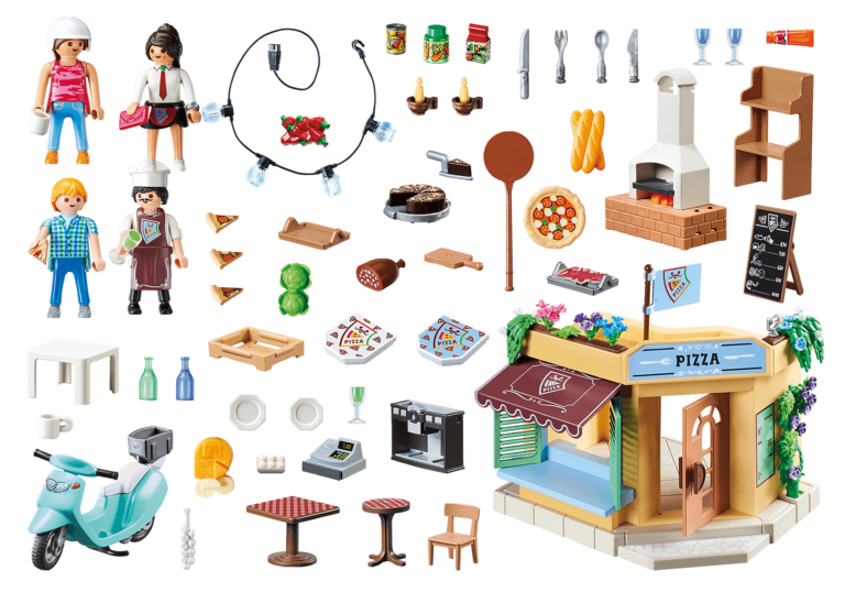 Playmobil City Life Pizzeria Purple Cow Toys