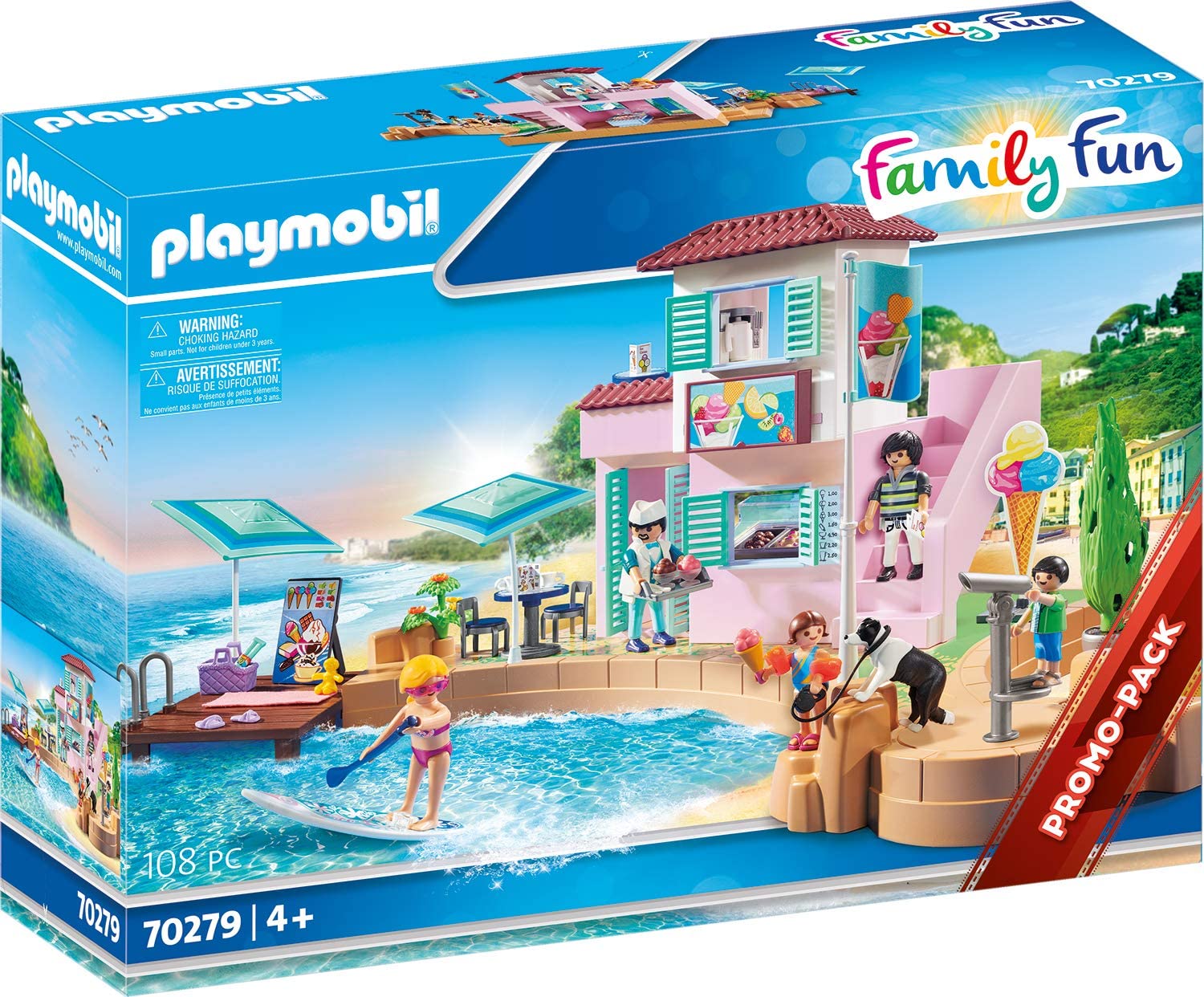 Playmobil Family Fun - Waterfront Ice Cream Shop