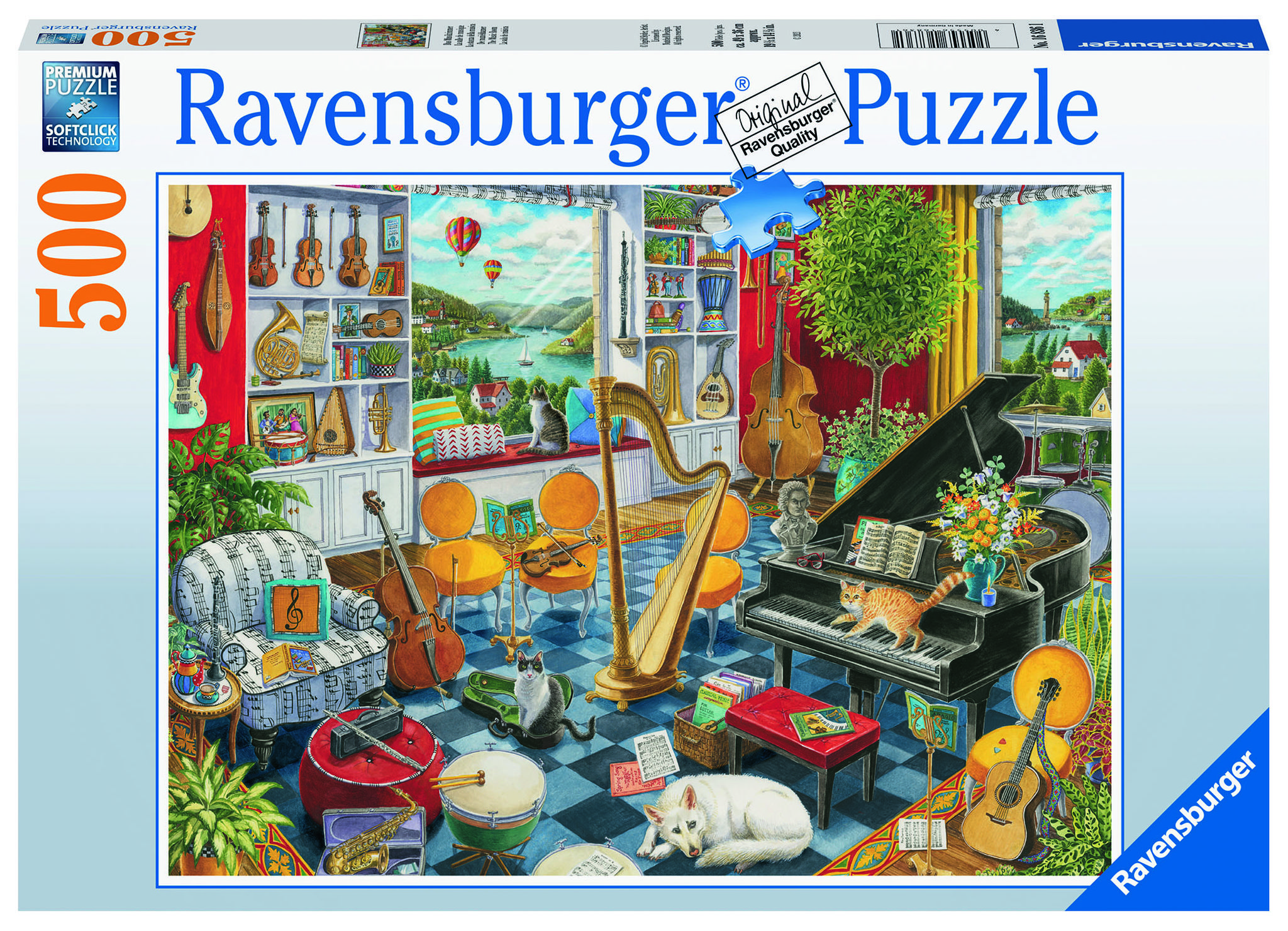 geweten hoofd sessie The Music Room Ravensburger 500 pc Puzzle – Purple Cow Toys