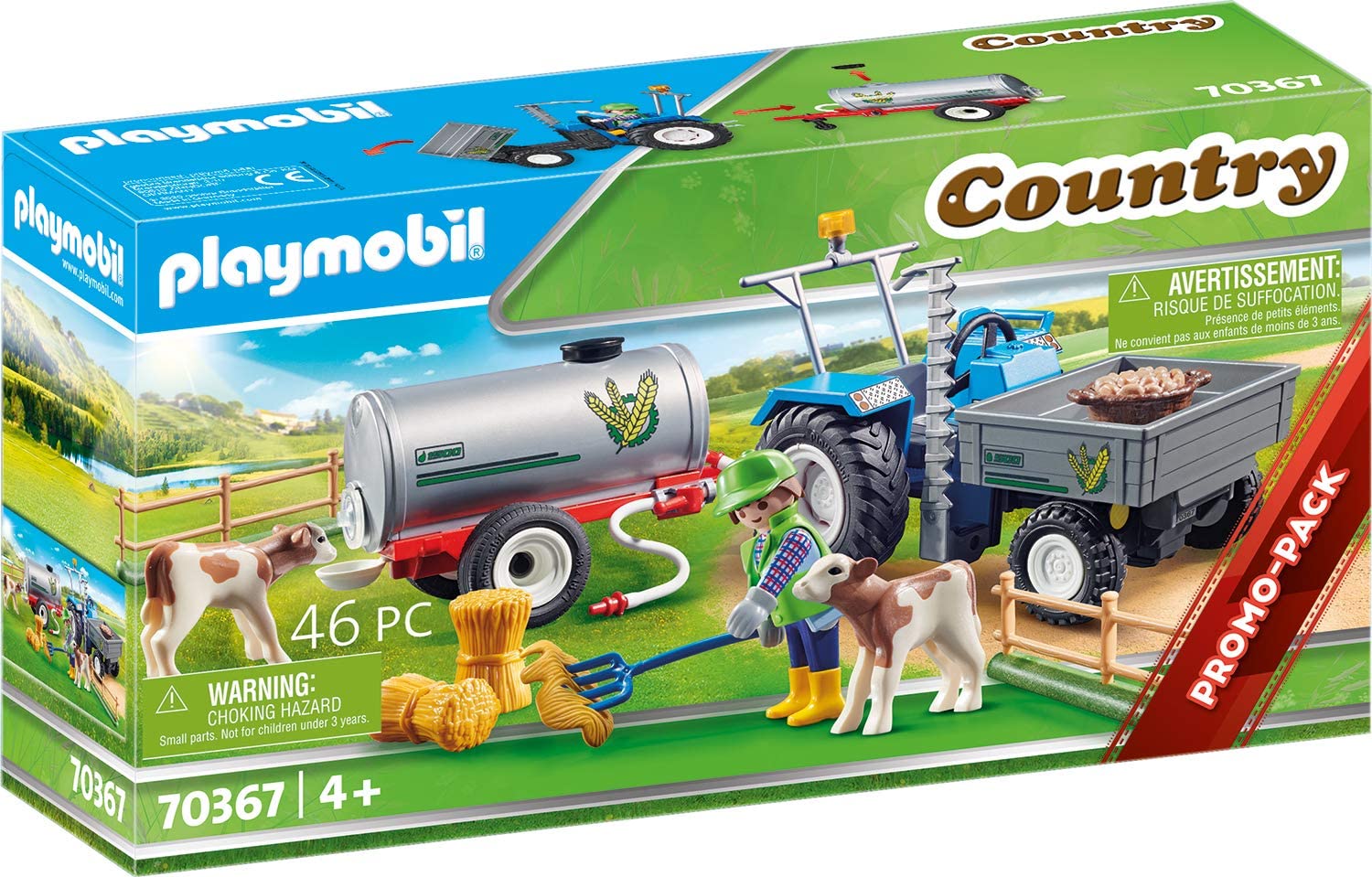 Playmobil Farmer with Cow Playsets 