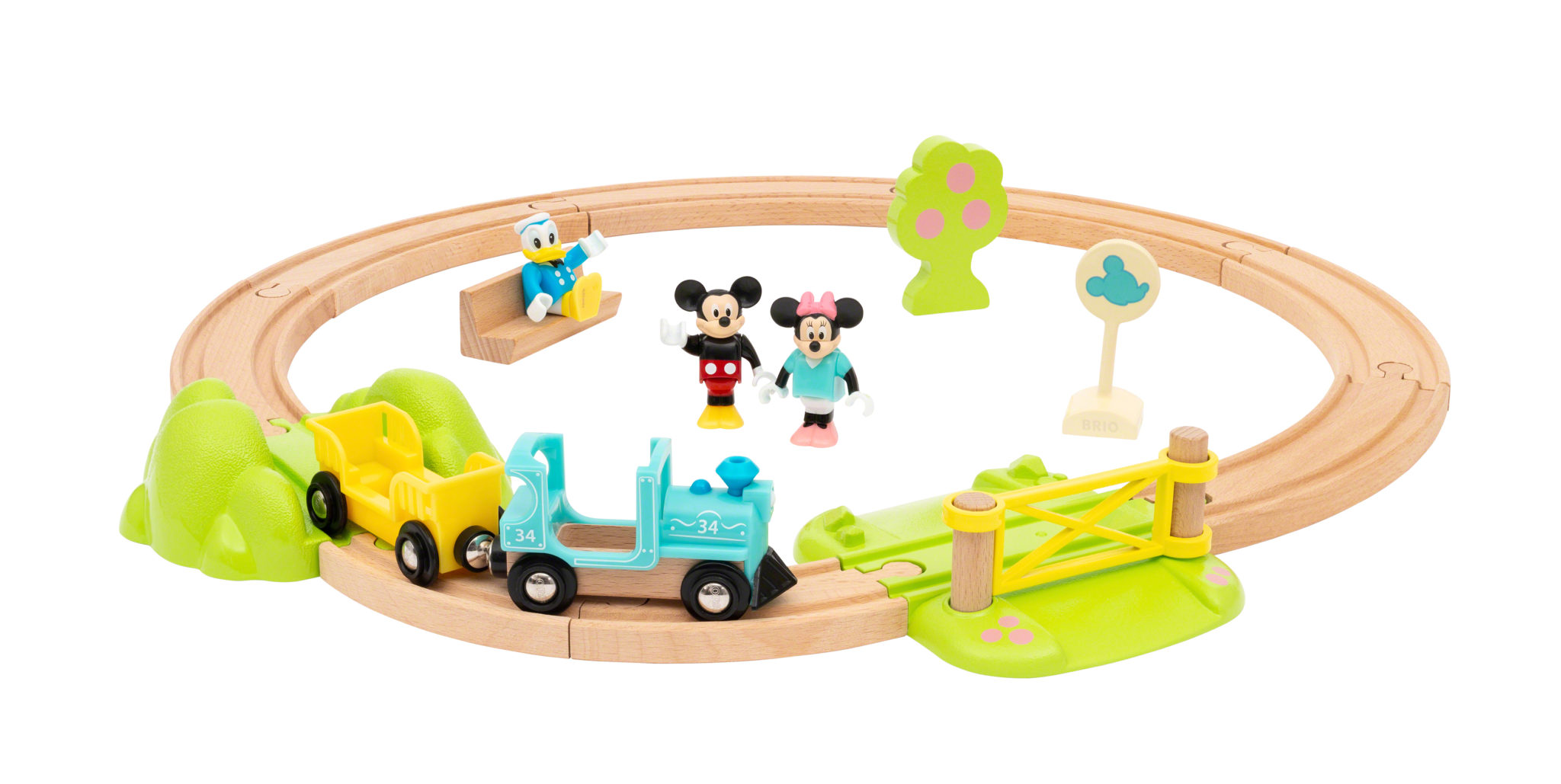 mickey motorised train