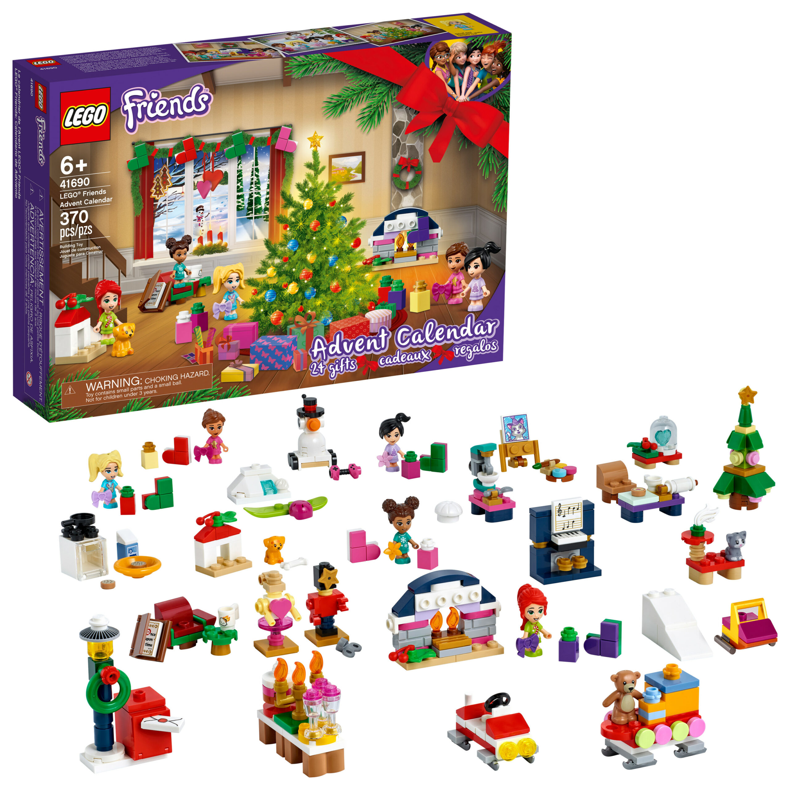 LEGO® Friends Advent Calendar Purple Cow Toys