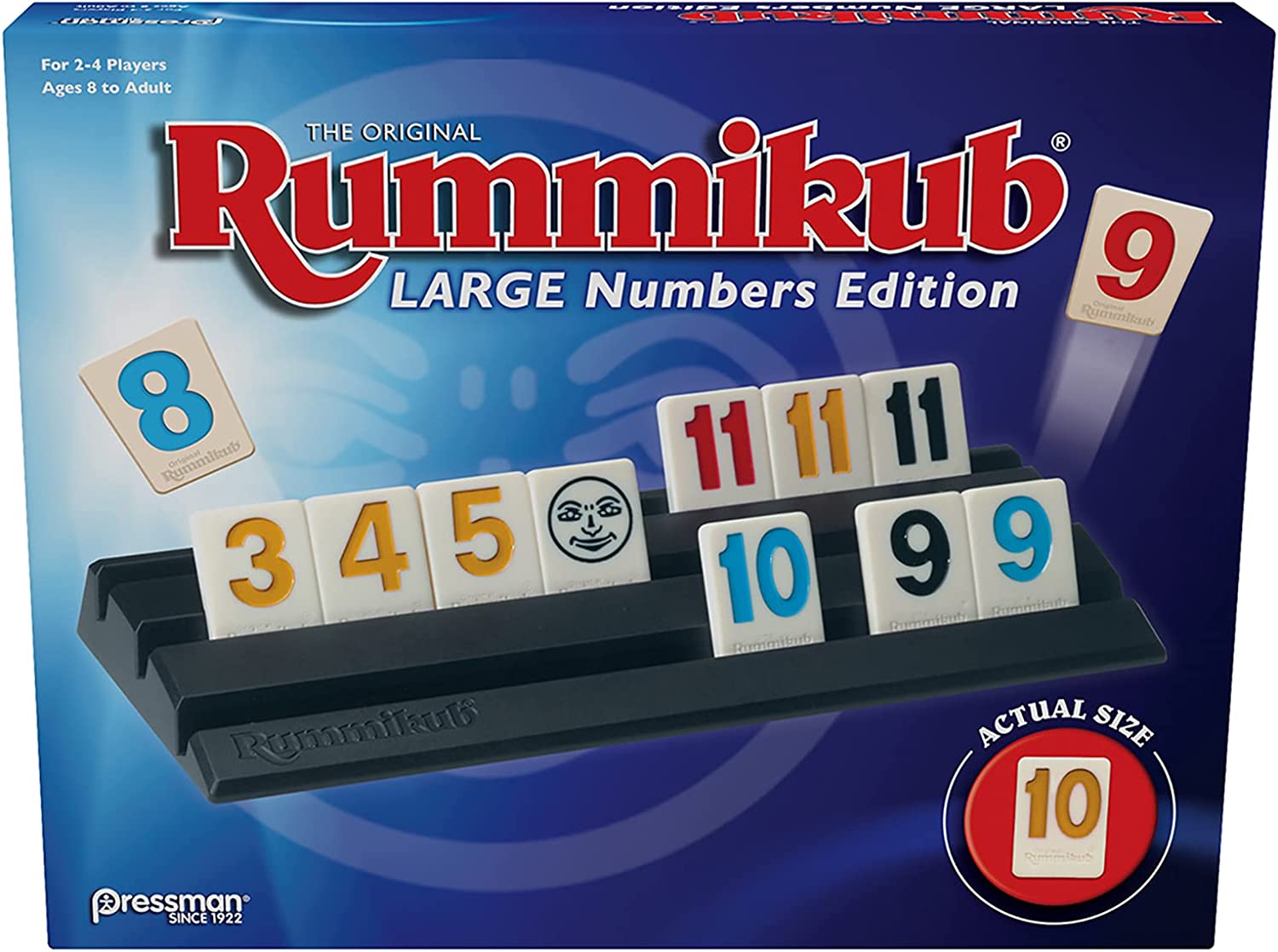 Rummikub large numbers edition purple cow toys