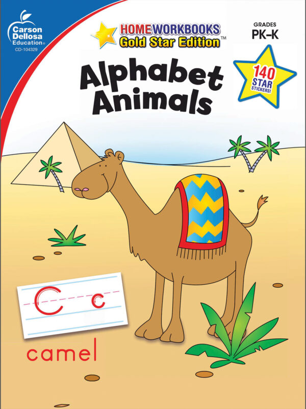 Alphabet Animals, Grades PK - K: Gold Star Edition