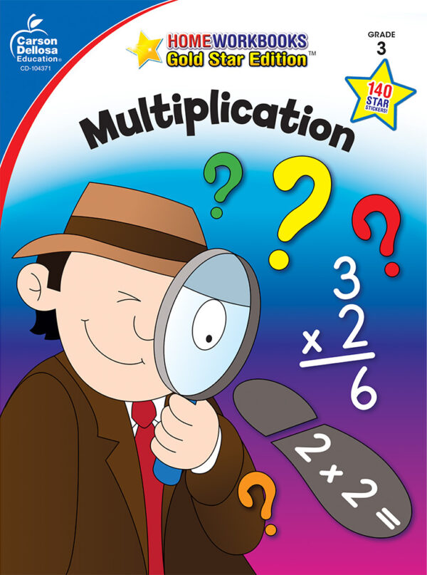 Multiplication, Grade 3: Gold Star Edition