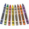 8 Ct. Large Ultra-Clean Washable Crayons - 4" X 7/16"