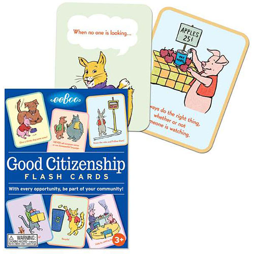 Good Citizenship Flash Cards
