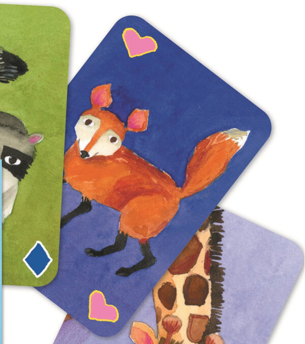 Animal Rummy Playing Cards