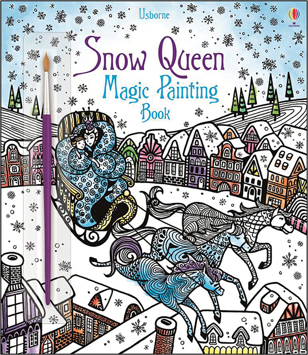 Magic Painting Book, Snow Queen