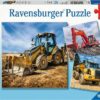 Diggers at Work (3 x 49 pc Puzzle)