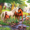 300Pc Horses By The Stream