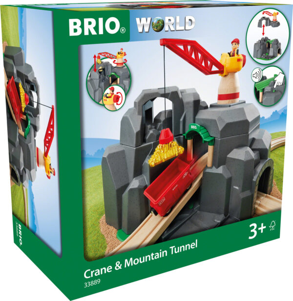 BRIO Crane & Mountain Tunnel (Accessory)