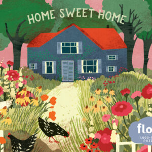 Home Sweet Home 1,000-Piece Puzzle: (Flow) for Adults Families Picture Quote Mindfulness Game Gift Jigsaw 26 3/8” x 18 7/8”