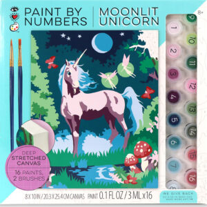 Paint by Numbers Moonlit Unicorn