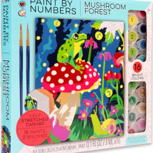iHeartArt Paint by Numbers - Frog and Mushroom