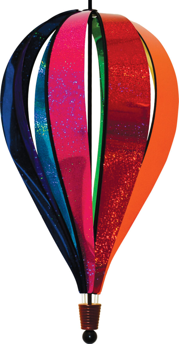 Jumbo Rainbow Glitter 8 Panel Hot Air Balloon