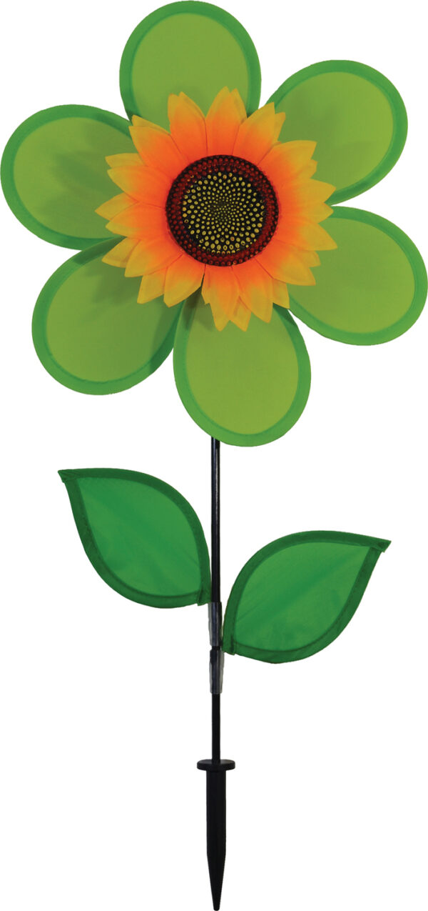 12" Green Sunflower