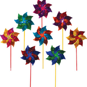 Classic Mylar Pinwheels - 8 PC