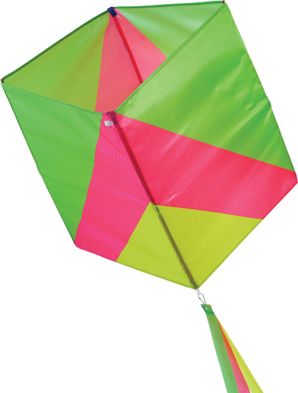 Neon Single Box Kite