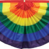 Pleated Fan Rainbow 2' x 4' Bunting