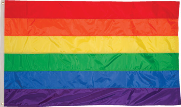 Rainbow 4x6 Grommet Flag