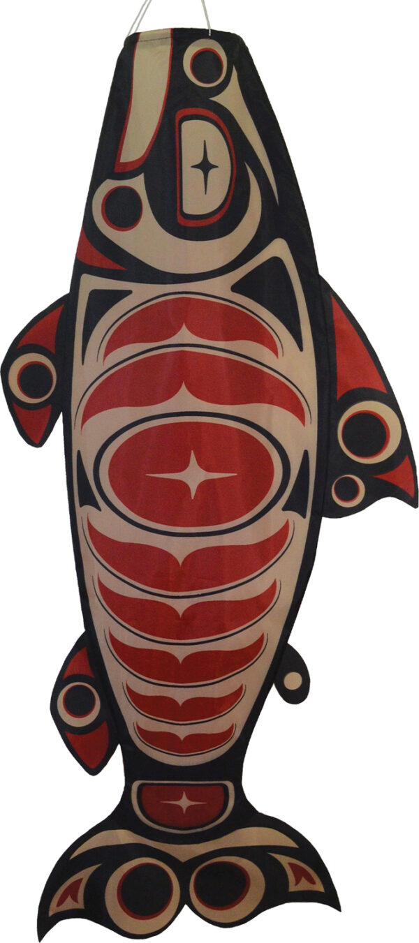 Salmon Totem 48" Fish Windsock