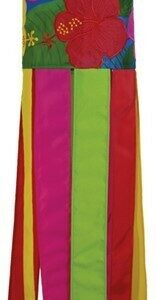 Tropical Flowers 40" Windsock