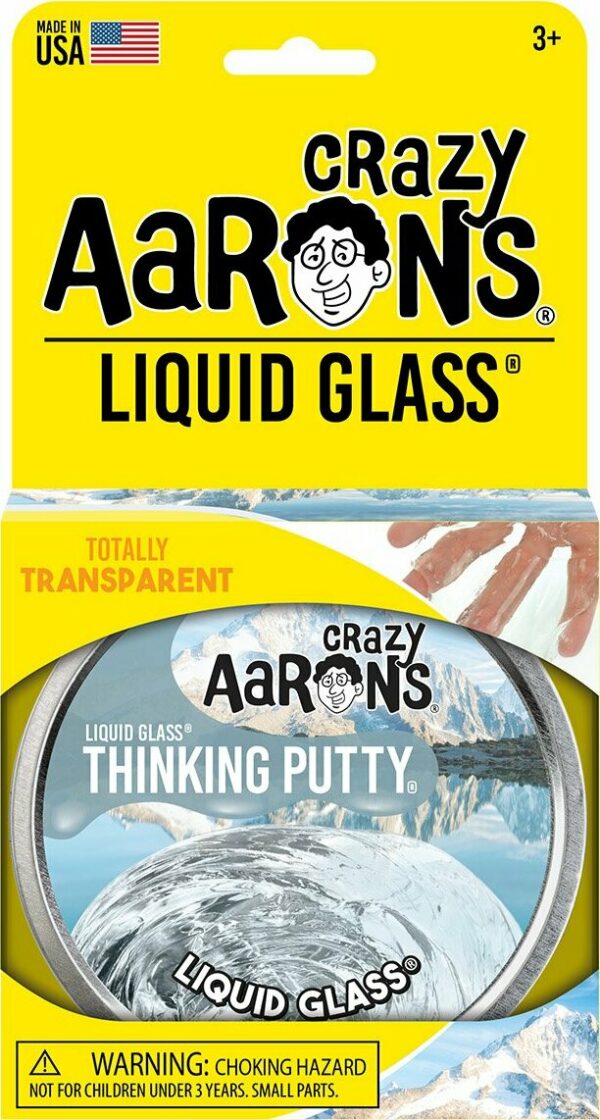 Crystal Clear Liquid Glass Thinking Putty