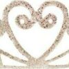 Gold Or Silver Glitter Tiara (Assorted Colors- sold separately)