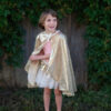 Gracious Gold Sequins Cape (Size 5-6)