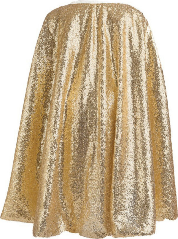 Gracious Gold Sequins Cape (Size 5-6)