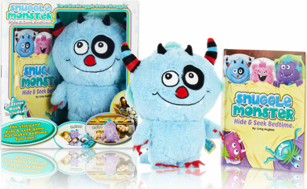 Snuggle Monster Hide & Seek Bedtime - Blue Monster