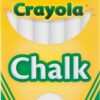 Crayola White Chalk - 12 Count