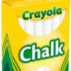 Crayola White Chalk - 12 Count