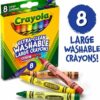 8 Ct Large Ultra-Clean Washable Crayons