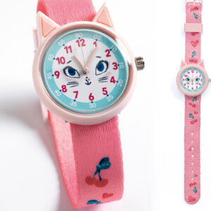 Cat Ticlock Children's Watch