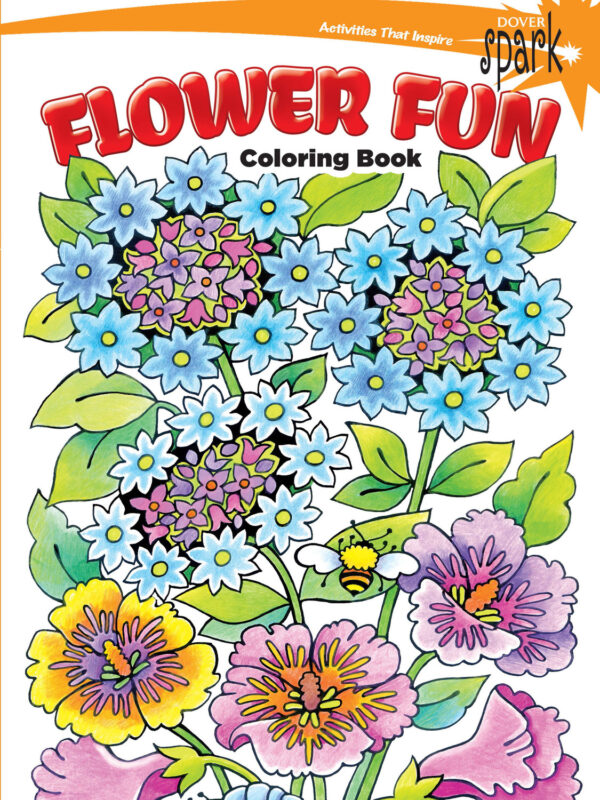 SPARK Flower Fun Coloring Book