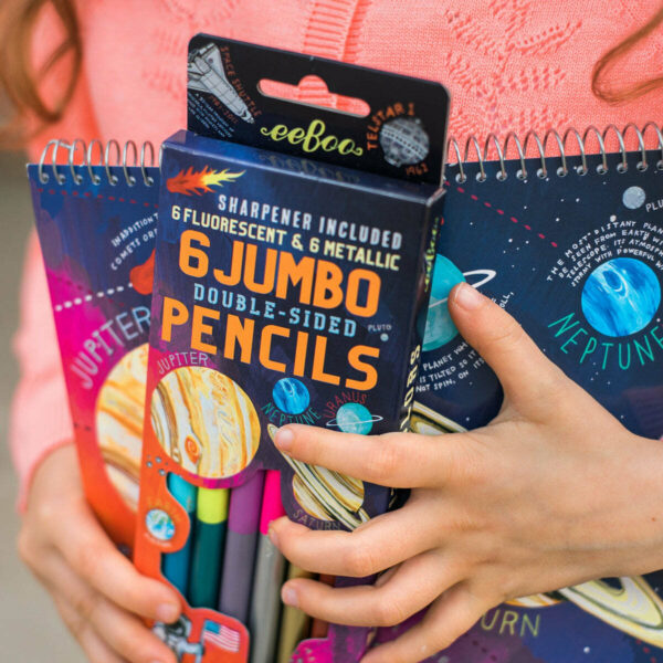 Solar System 6 Jumbo Double Pencils