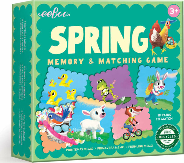 Spring Little Square Memory Game