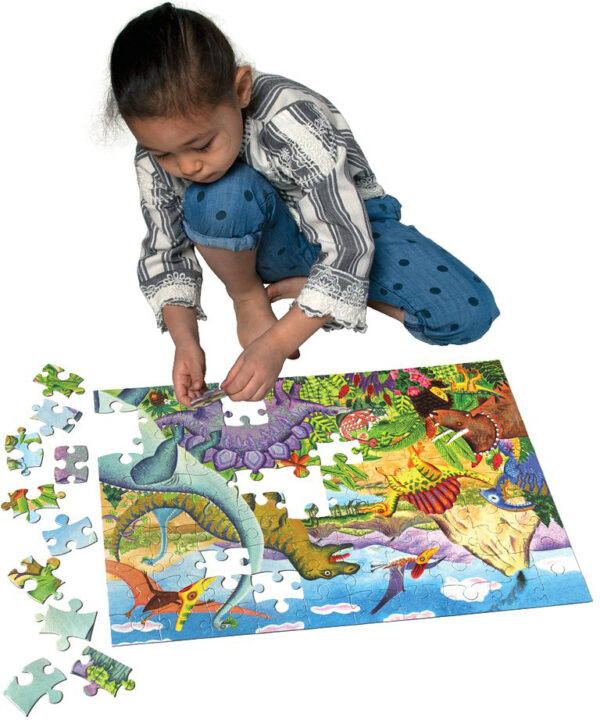 Age of the Dinosaur 100 Piece Puzzle